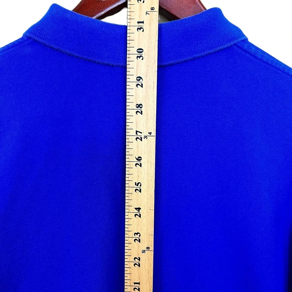Polo Ralph Lauren Polo Shirt Mens XL Blue Orange Pony Golf Country Club Preppy